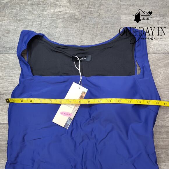 Dokotoo Plus Size Square Neck One Piece Swimsuit Size 2XL - Picture 3 of 5